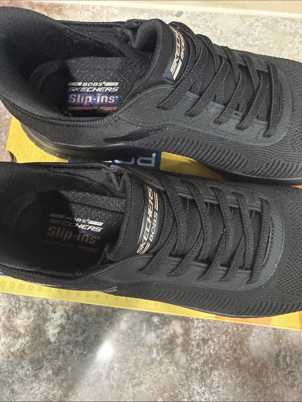 Skechers Women’s Black Slip-On Athletic Sneakers